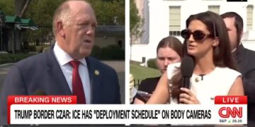 Kaitlan Collins Presses White House Border Czar on Why ICE Agents Weren’t Wearing Body Cams in Deadly Shootings
