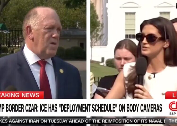 Kaitlan Collins Presses White House Border Czar on Why ICE Agents Weren’t Wearing Body Cams in Deadly Shootings