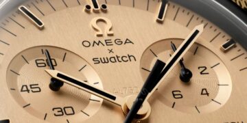 Swatch’s New Gold MoonSwatch Solves the Problem of the Nightmare Royal Pop Launch