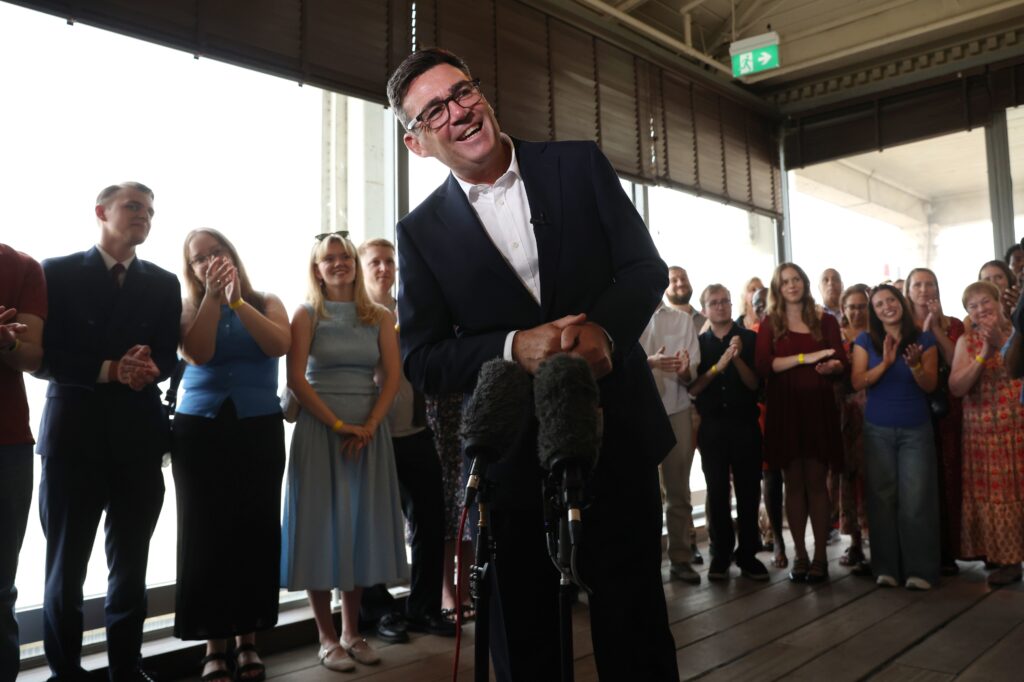 Andy Burnham prepares to lead Britain — and face Trump