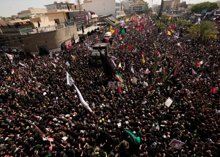 Funeral rites for Iran’s supreme leader shift to Shiite cities in Iraq