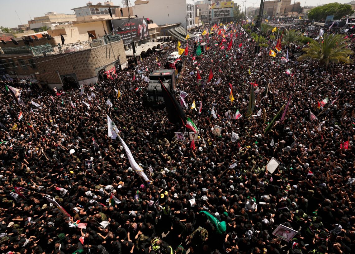 In Iraq, huge crowds mourning Iranian leader reveal limits of U.S. role