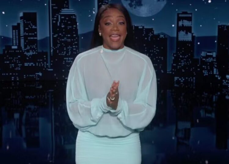 Tiffany Haddish Jokes She’s ‘Finally Become Jimmy Kimmel’ After Trump Dig Draws White House Response