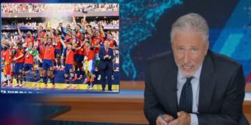 Jon Stewart Erupts Over Trump Crashing Spain’s World Cup Celebration: ‘What the F—k Are You Doing?!’