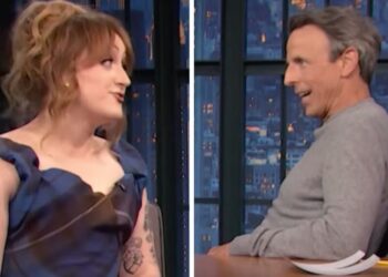 Brittany Broski Pitches Seth Meyers ‘Day Drinking’ Segment at Medieval Times: ‘The Mead’s Flowing’