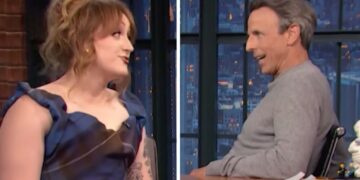 Brittany Broski Pitches Seth Meyers ‘Day Drinking’ Segment at Medieval Times: ‘The Mead’s Flowing’