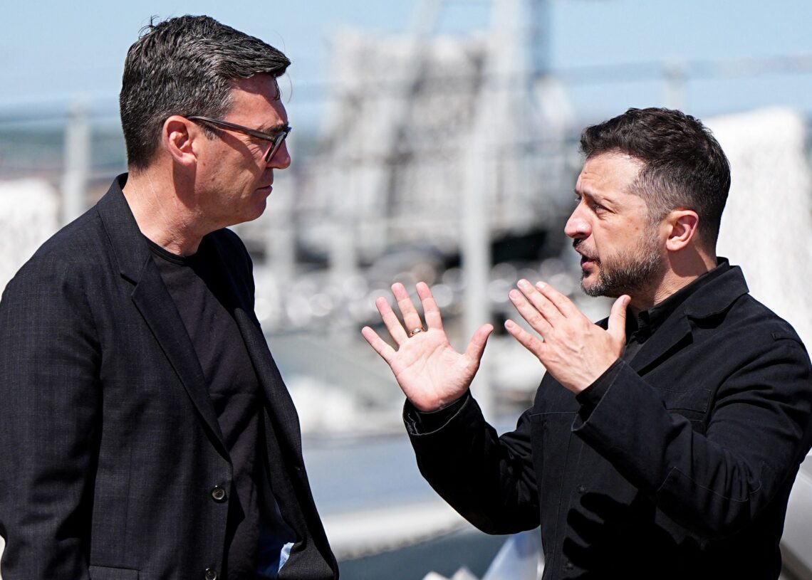 Zelensky is first foreign leader to visit Burnham, U.K.’s new prime minister