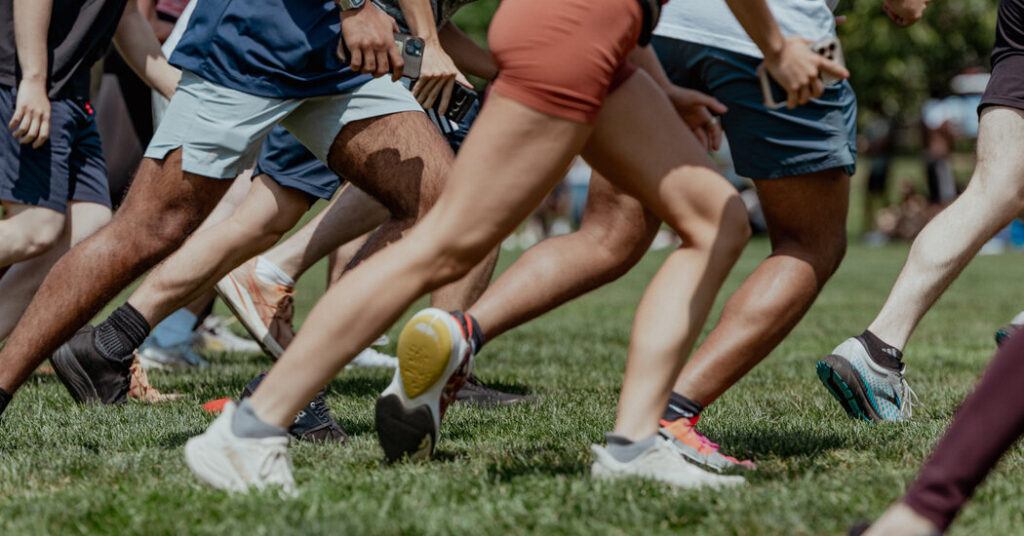 Reliving Their Gym Class Nightmares, One Sprint at a Time