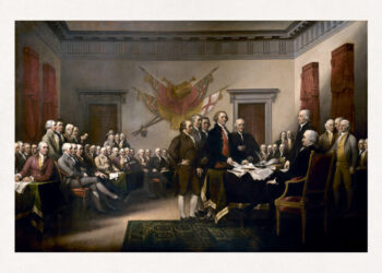 This iconic painting went full ‘Bridgerton’ on the Founding Fathers