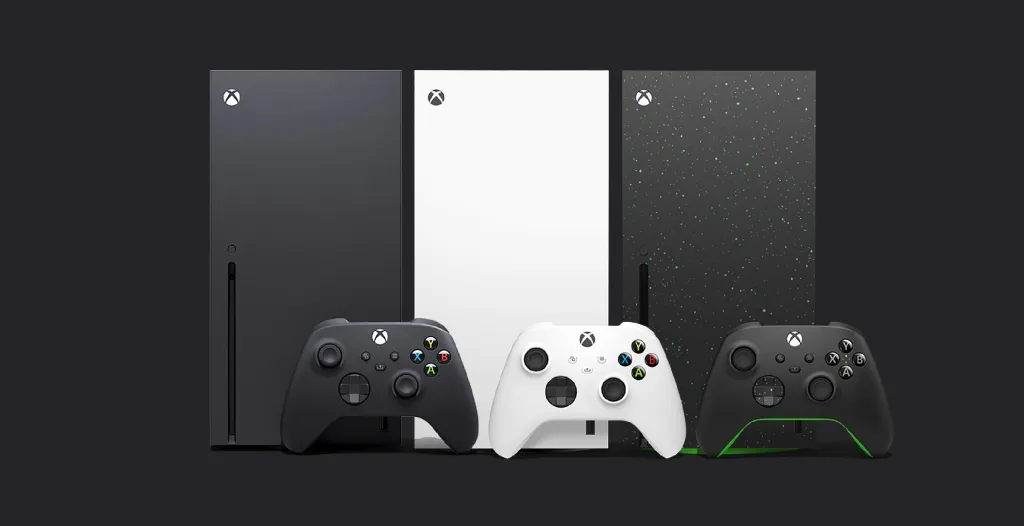 The Xbox Series X in multiple colorways Microsoft avowed