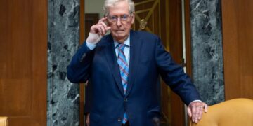 How Mitch McConnell’s absence complicates the Senate’s business and war funding