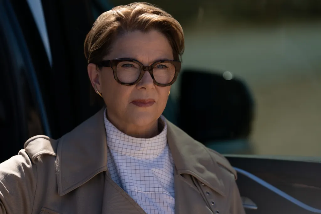 Anette Bening as Diana Nyad in the Apple show 