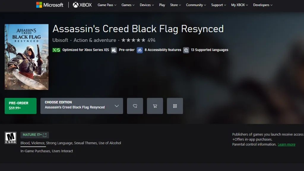 Assassin's Creed Black Flag Resynced New Zealand Trick