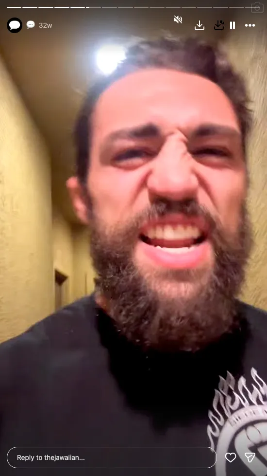 Big Brother 28 star Kamu Kirk making a distressed face.