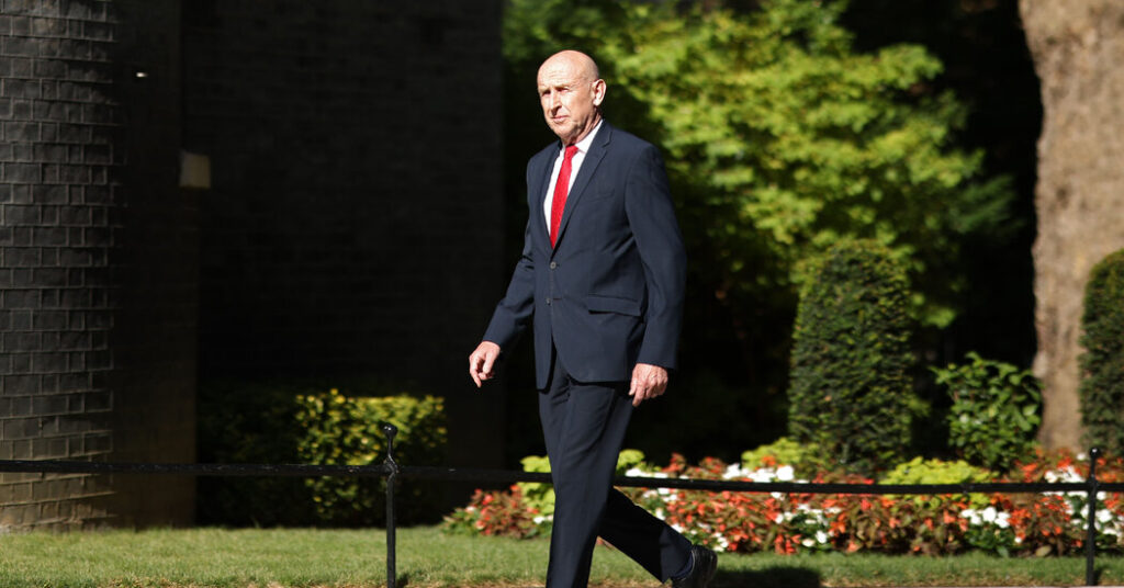Britain’s New Prime Minister Names Country’s Top Finance Official