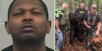 10-hour Ga. manhunt ends after bloodhound K-9 locates brute accused of shooting mother of his child