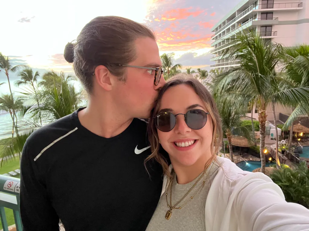 Laura Murphy and late fiancé Devon O'Grady.