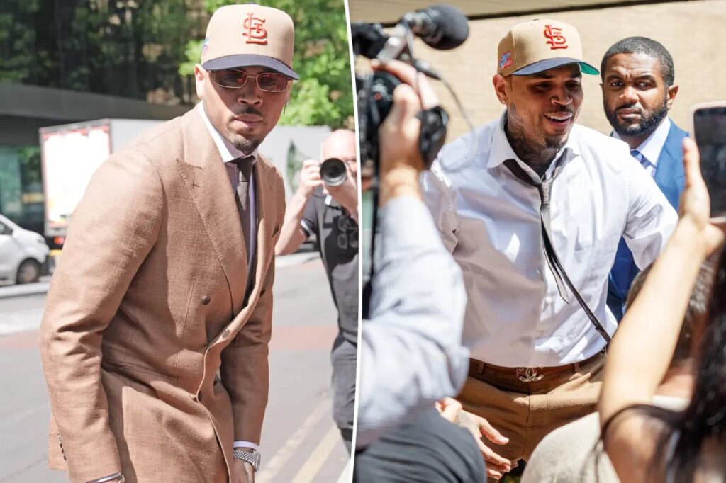 Chris Brown enters plea in nightclub attack case after smashing tequila bottle on producer’s head