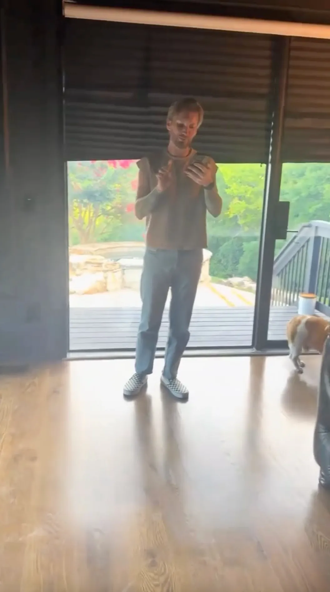 Bunnie Xo shows off her new home to comedian Matt.
