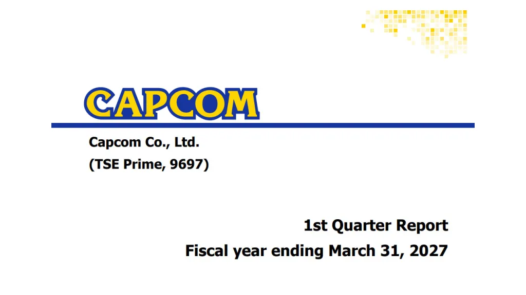Capcom 2026 Fiscal Report