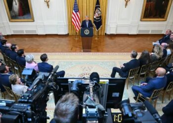 CBS cuts away from Trump’s election fraud speech — as ABC and NBC refused to air it on TV