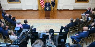 CBS cuts away from Trump’s election fraud speech — as ABC and NBC refused to air it on TV