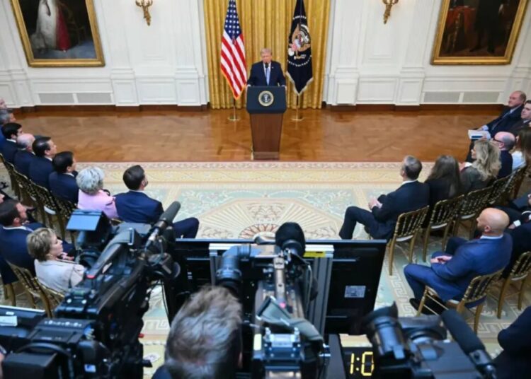 CBS cuts away from Trump’s election fraud speech — as ABC and NBC refused to air it on TV