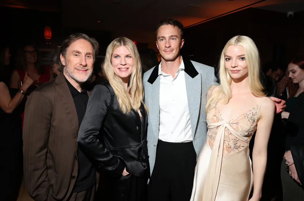 Drew Starkey, Anya Taylor-Joy, Jonathan Tropper, and Cassie Pappas at the global premiere of the Apple TV series 