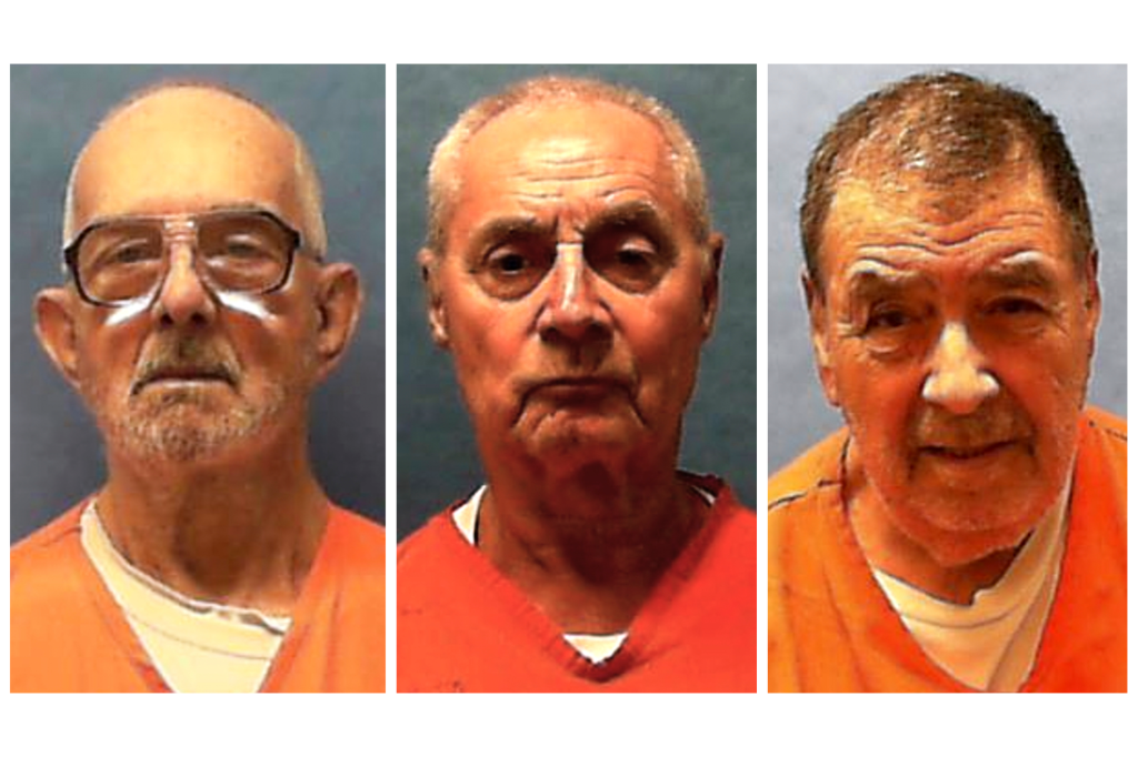 Florida death row inmates Dusty Ray Spencer, Dennis Sochor and Dominick Occhicone.