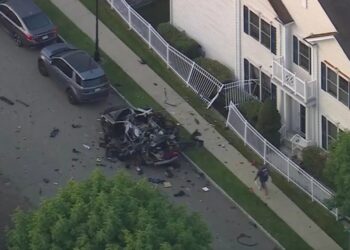 Welder miraculously walks away after car explodes with him inside in quiet NJ suburb