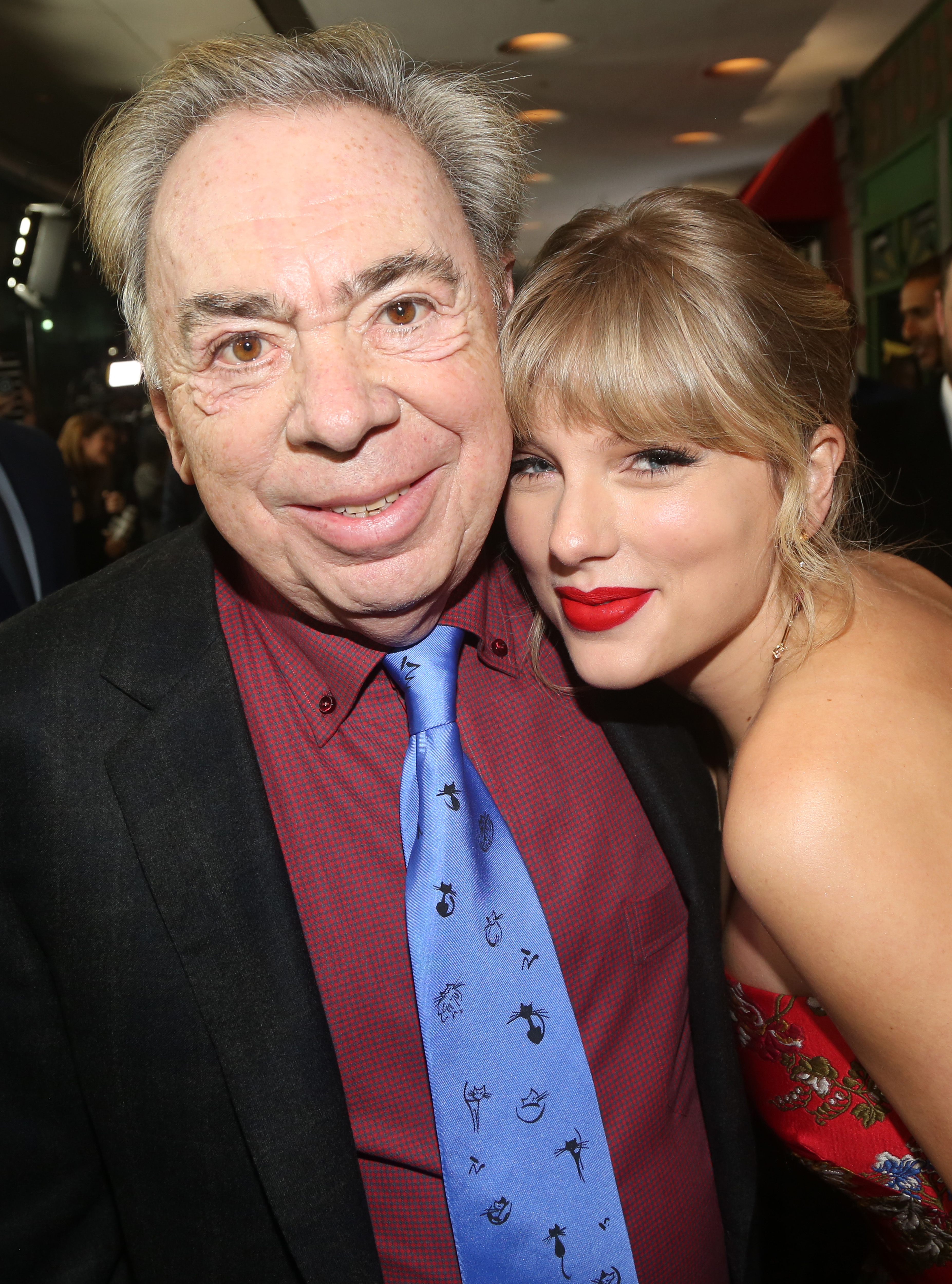 Andrew Lloyd Webber and Taylor Swift. 