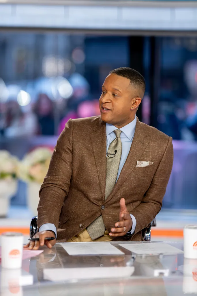 Craig Melvin speaking on the 