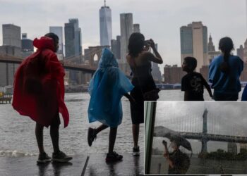 NYC could get soaked by more than 4 inches of rain from ‘unusually powerful’ summer storm