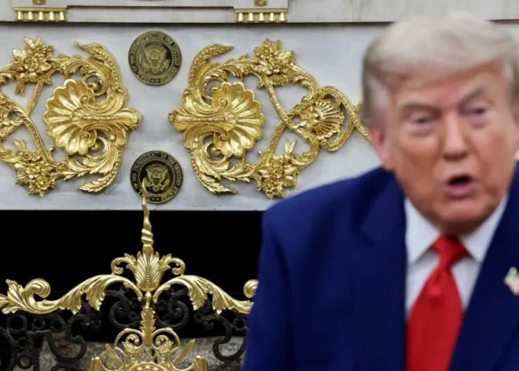 Critics mock video tour of Trump’s gold Oval Office makeover: ‘Took a very wrong turn’
