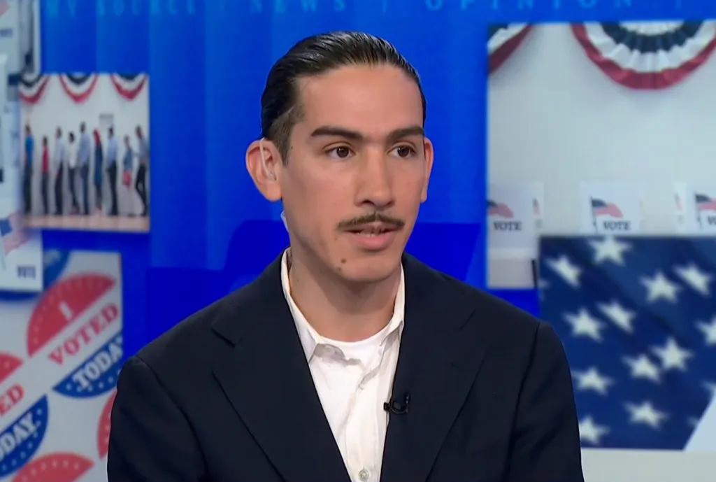 Democratic Socialists of America leader Gustavo Gordillo speaking in an interview.