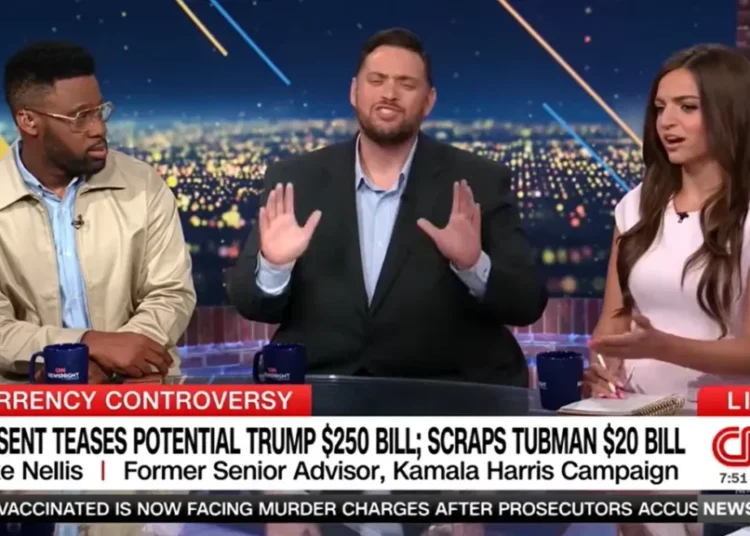 ‘Stop, my god’: Fiery CNN debate breaks out with Trump loyalists over faces on money