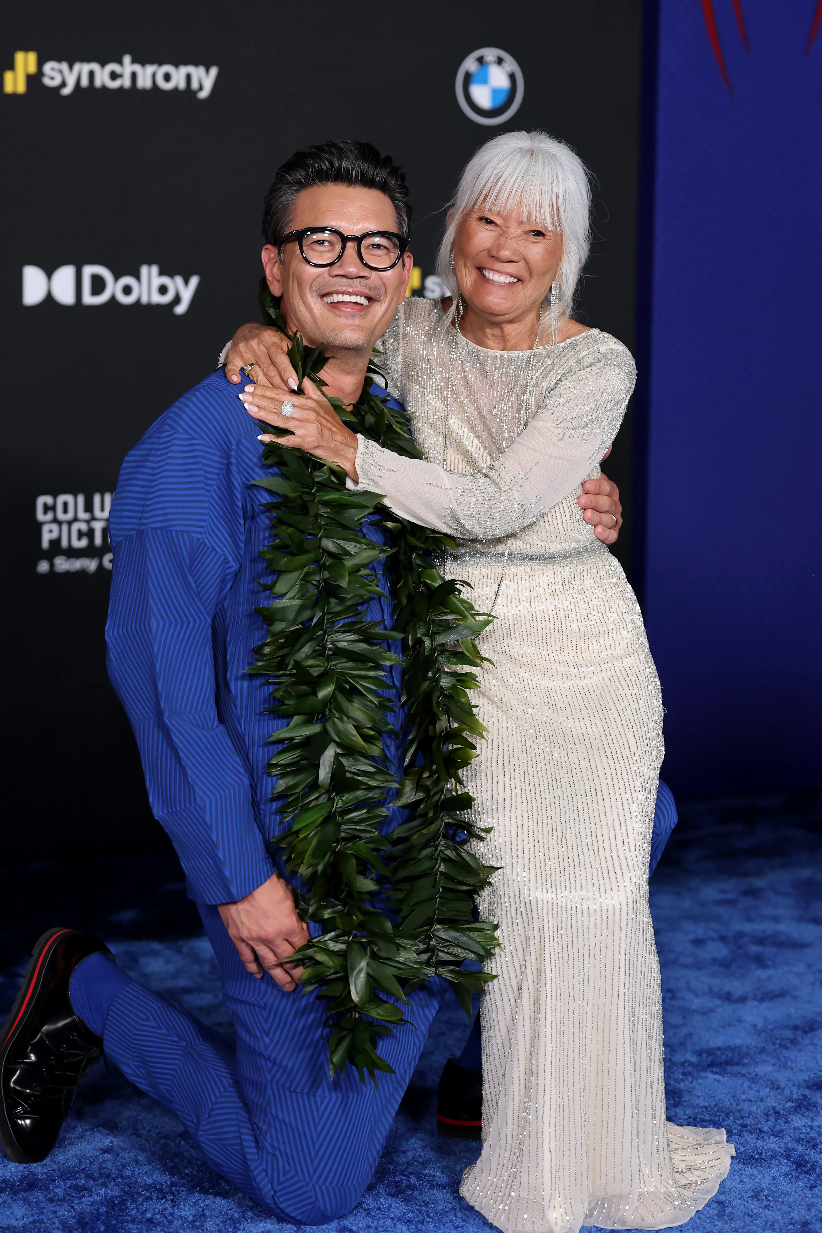 Destin Daniel Cretton and mother at 