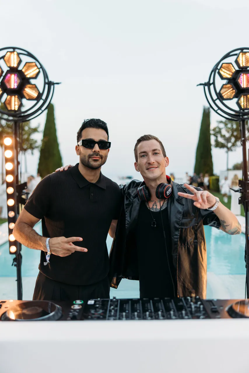 Adam W. (Social Media Creator) and DJ Talon Reid