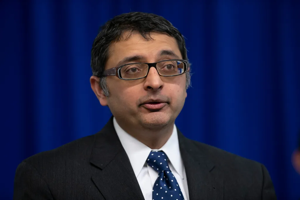Dr. Nirav Shah, director of the Maine Center for Disease Control and Prevention.