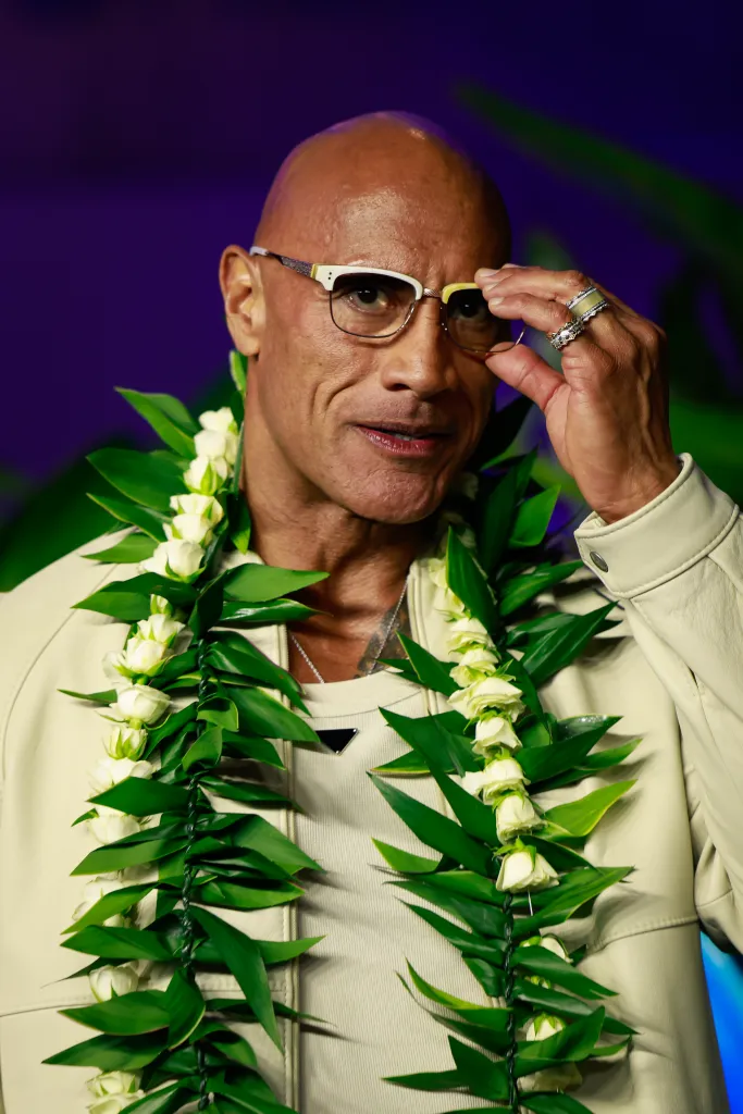 Dwayne Johnson attends Disney's