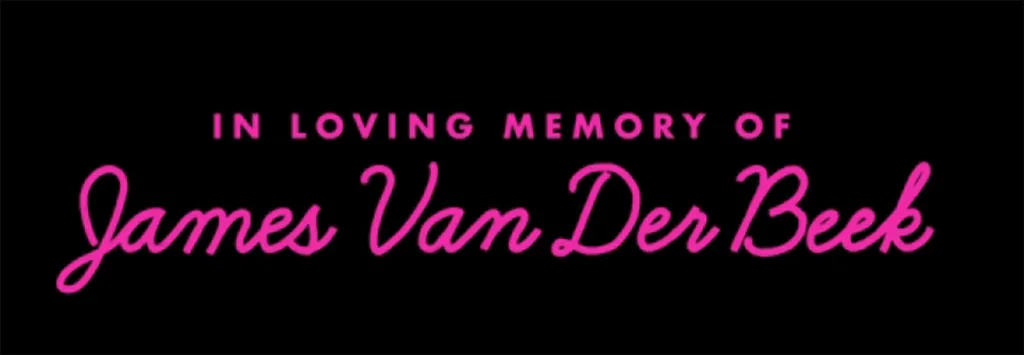 Pink text on a black background reading,