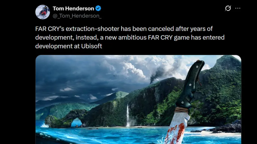Far Cry Game Canceled Report
