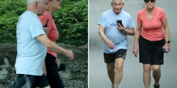 Angry Fauci fires off an F-bomb during walk with wife hours after Senate grilling  