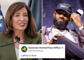 Hochul’s team salivates over chance to tax LeBron James in cringey social post —  but they may have spoken too soon