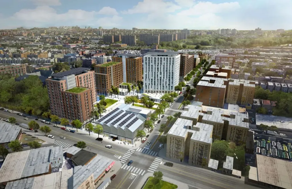 First city-owned grocery store to open next year at mixed-use development in Hunts Point.