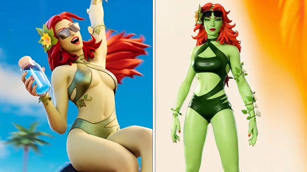 Fortnite Hot Bat Summer Poison Ivy Skin Changes