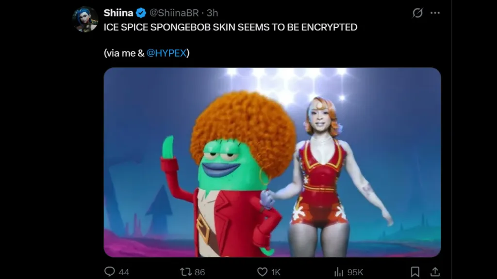 Fortnite Ice Spice SpongeBob Leak