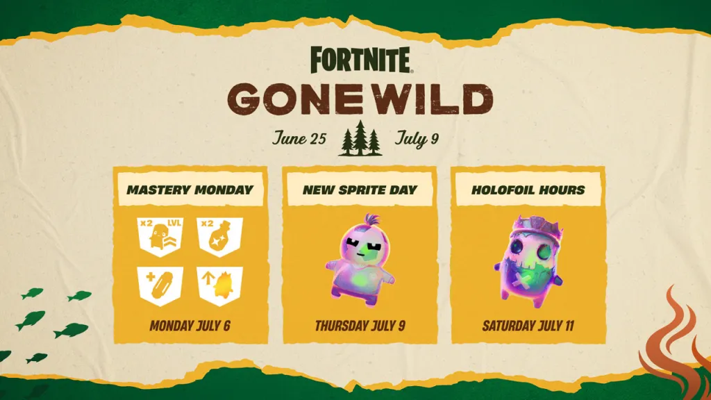 Fortnite Sprite Events July 6