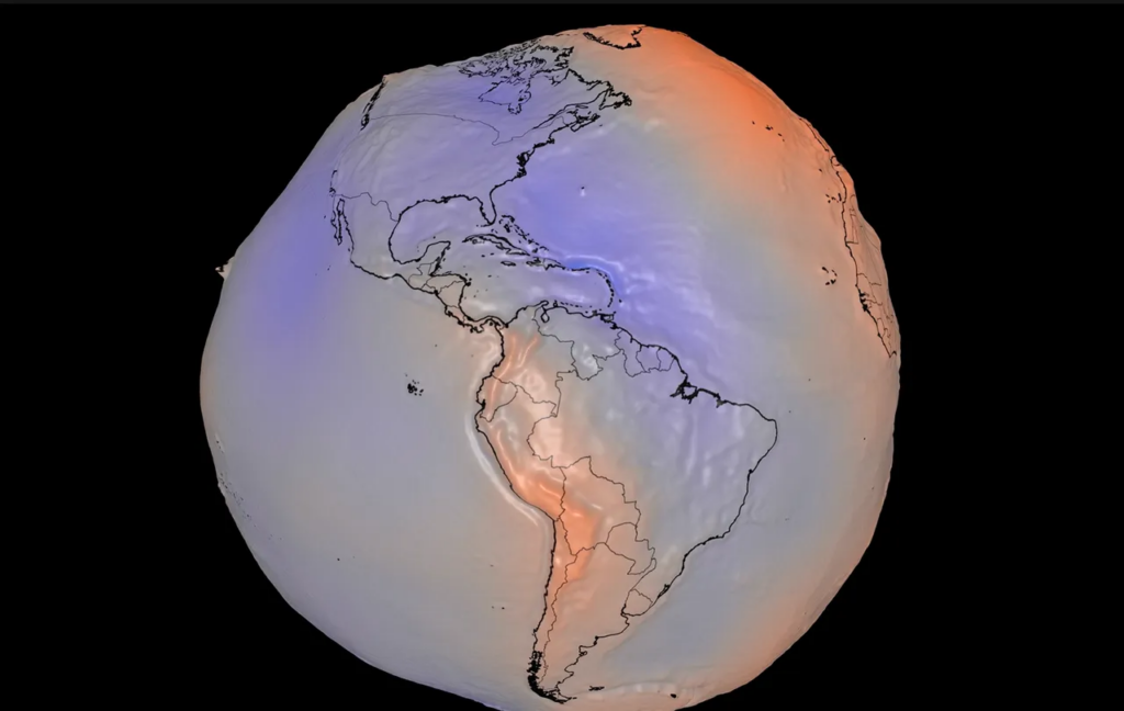 NASA’s New 3D Model Shows the Earth Is a Lumpy Mess