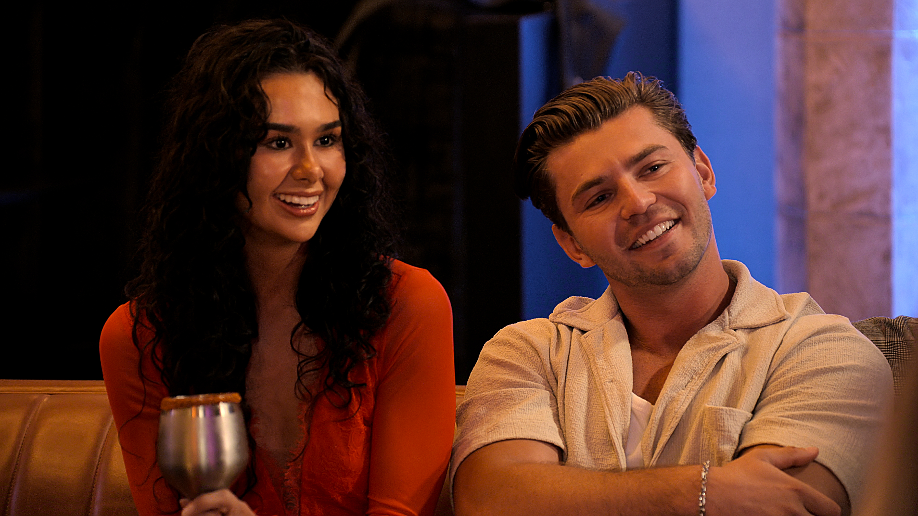 Hayley Hendrich and Killian Grondin smiling on